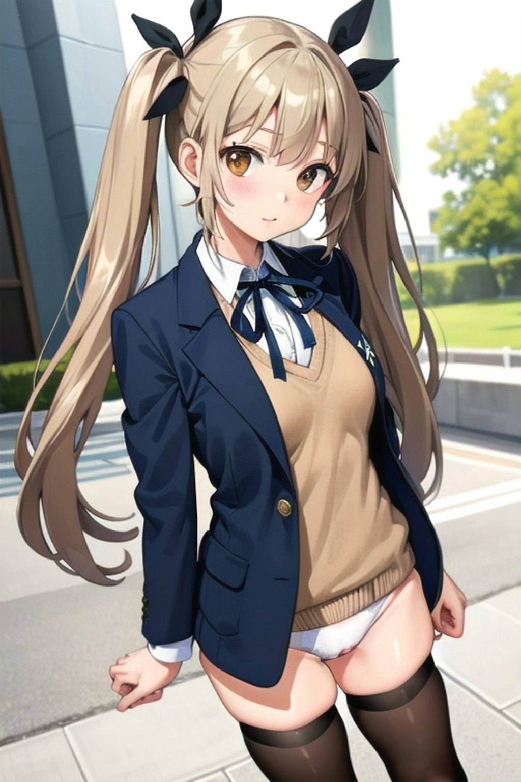 School twintails girl