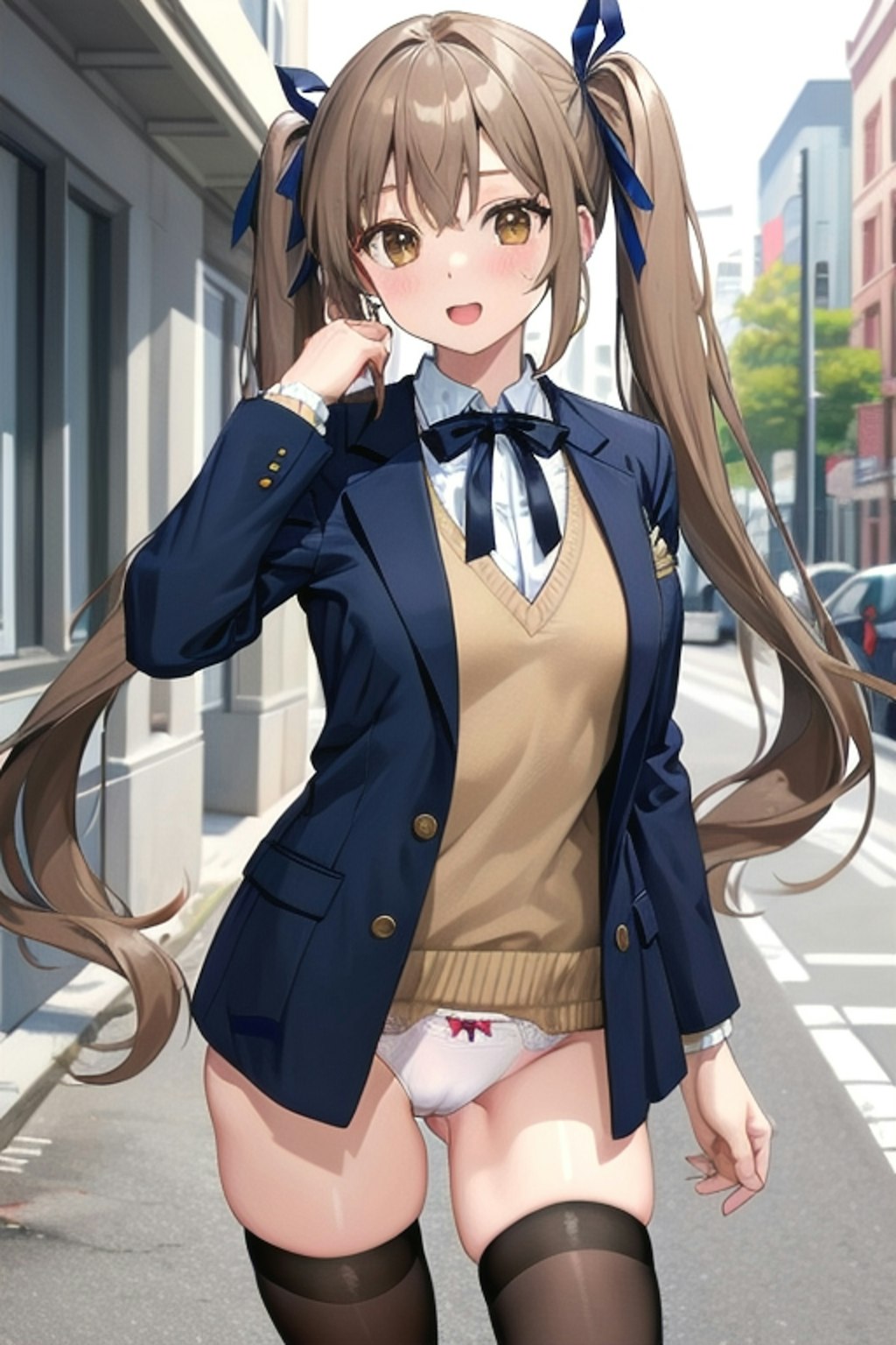 School twintails girl