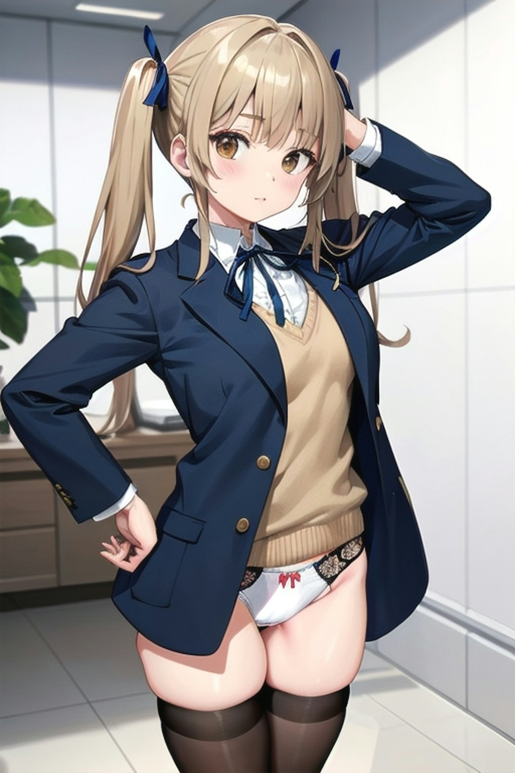 School twintails girl