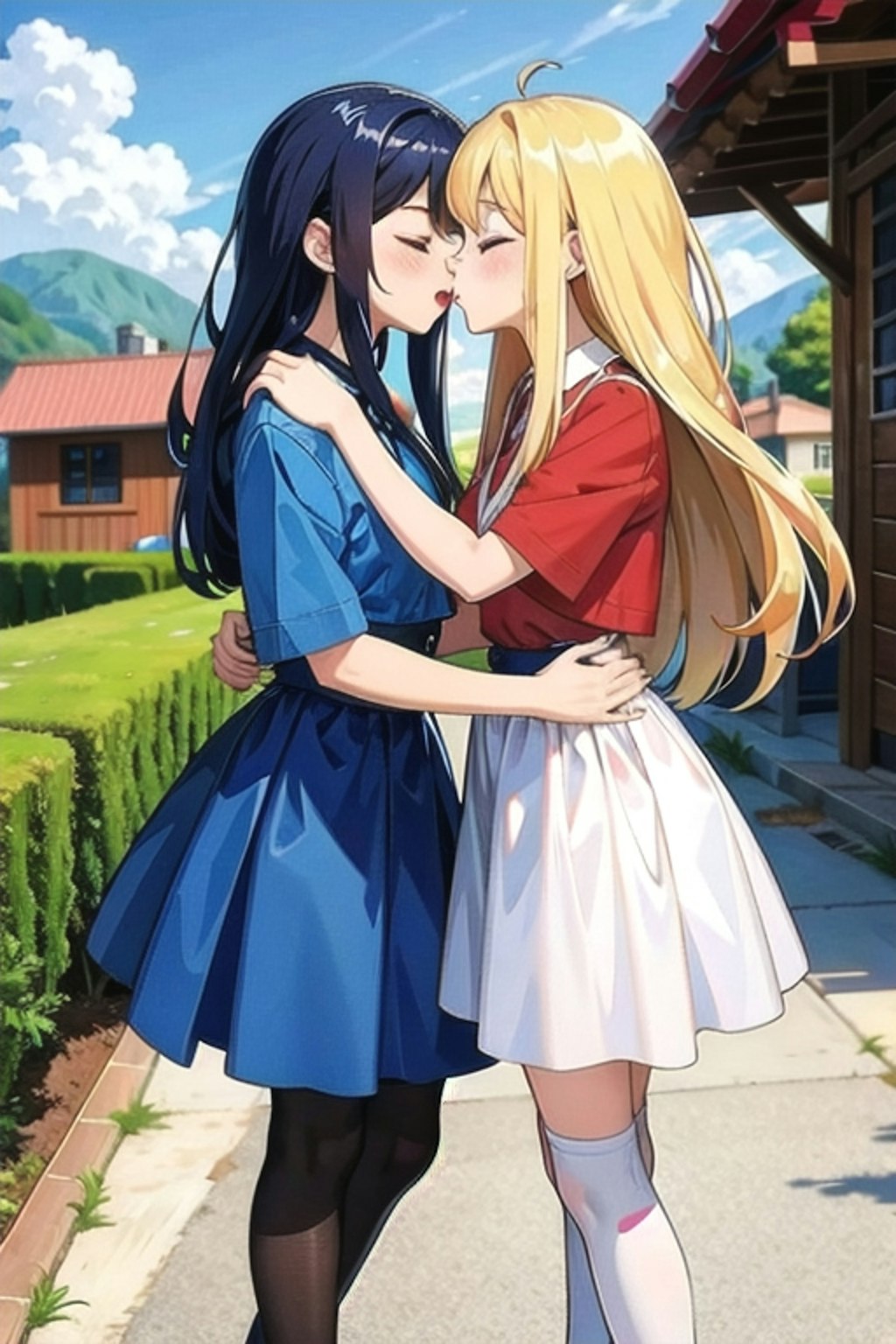 百合キス💕