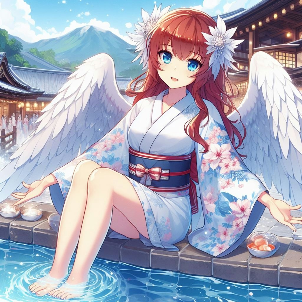 天使さん(温泉)-Angel (Onsen)