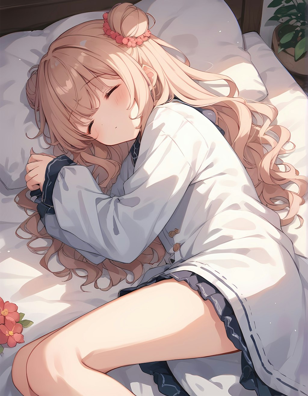 sleeping cute