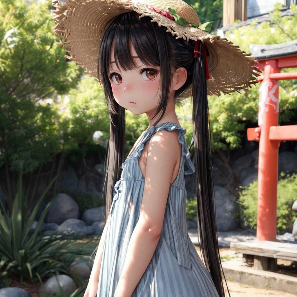 夏の思い出の少女