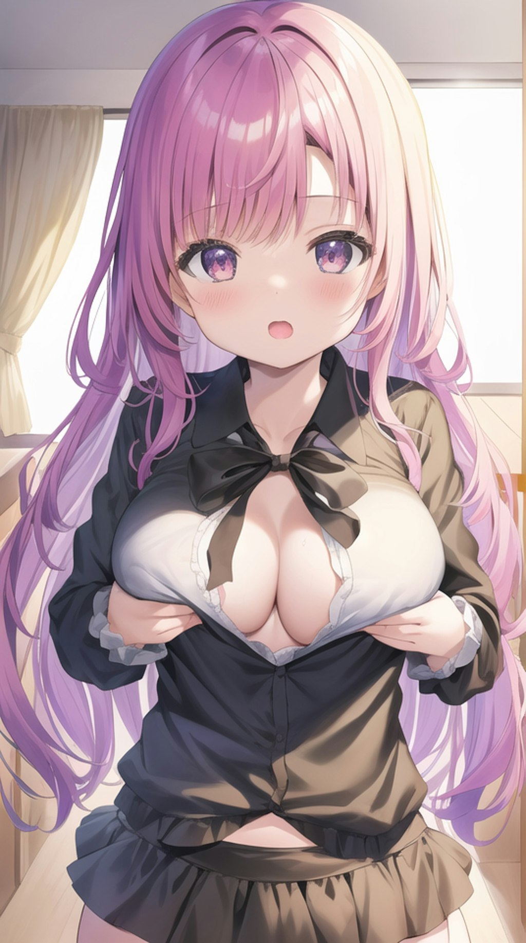 [LoRAテスト]乳上げ