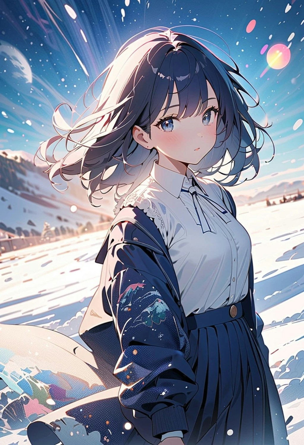 雪遊び