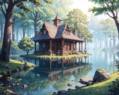 セントレイク自然エリアの物件紹介：森の中にひっそり建つ隠れ家