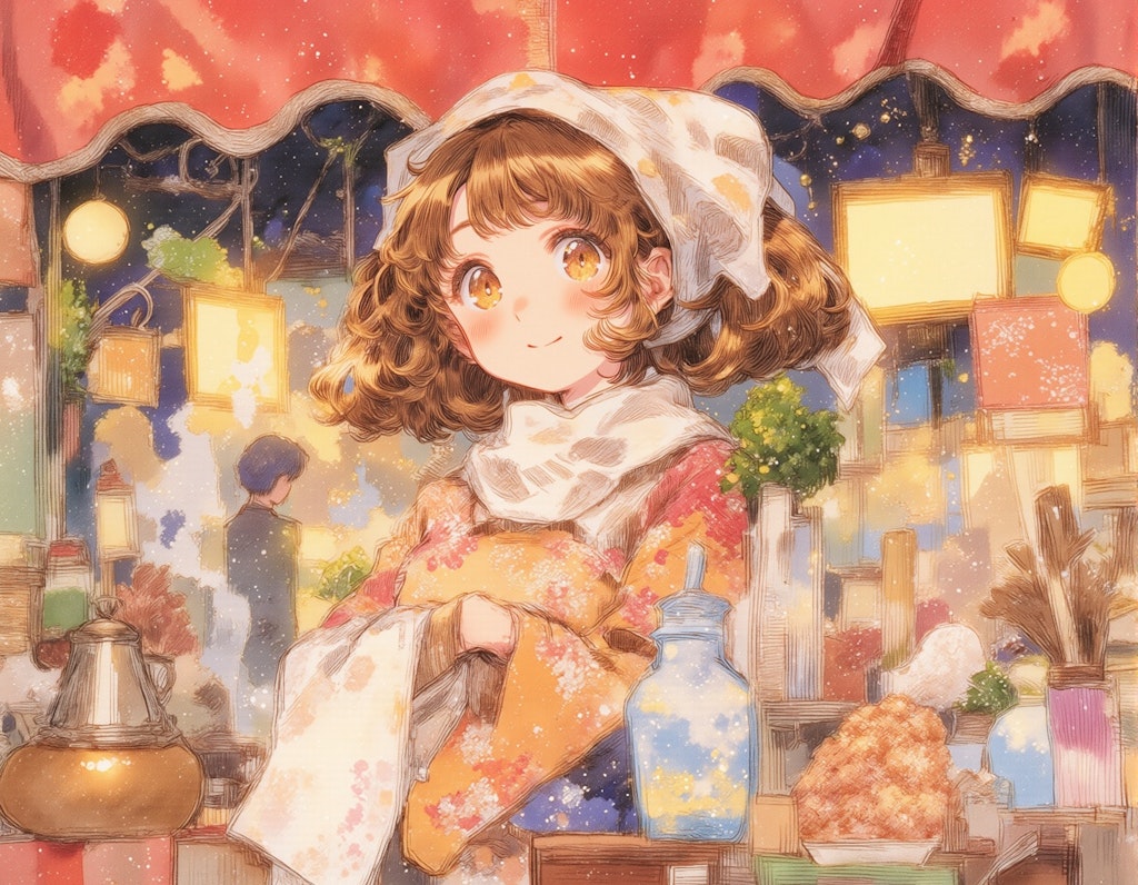 市場の売り子 3