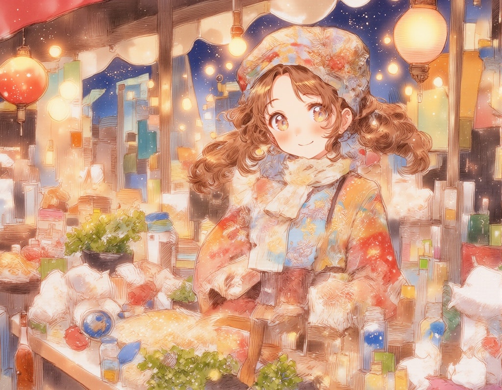 市場の売り子 3
