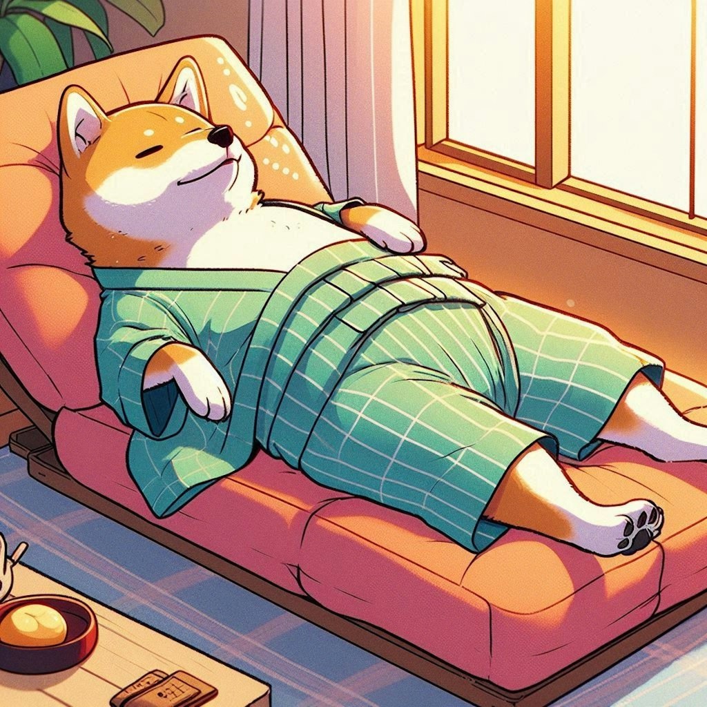 Sleeping SHIBA