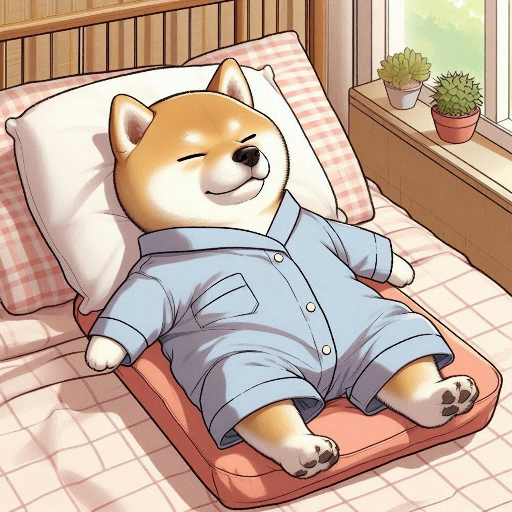 Sleeping SHIBA