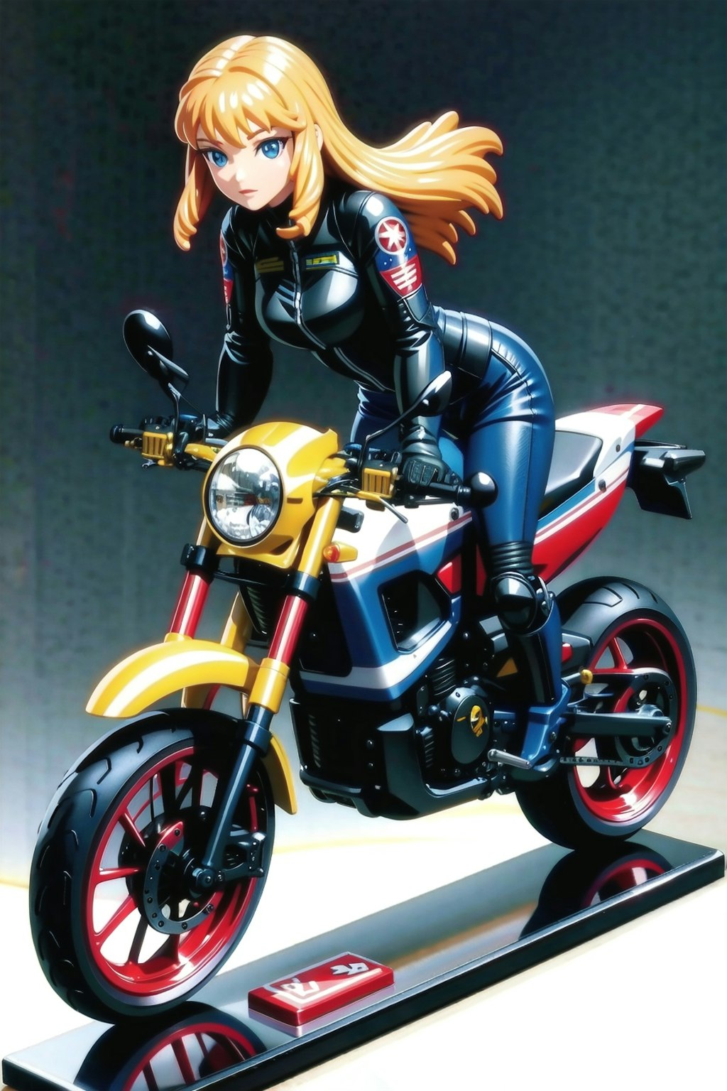 バイク乗りフィギュア