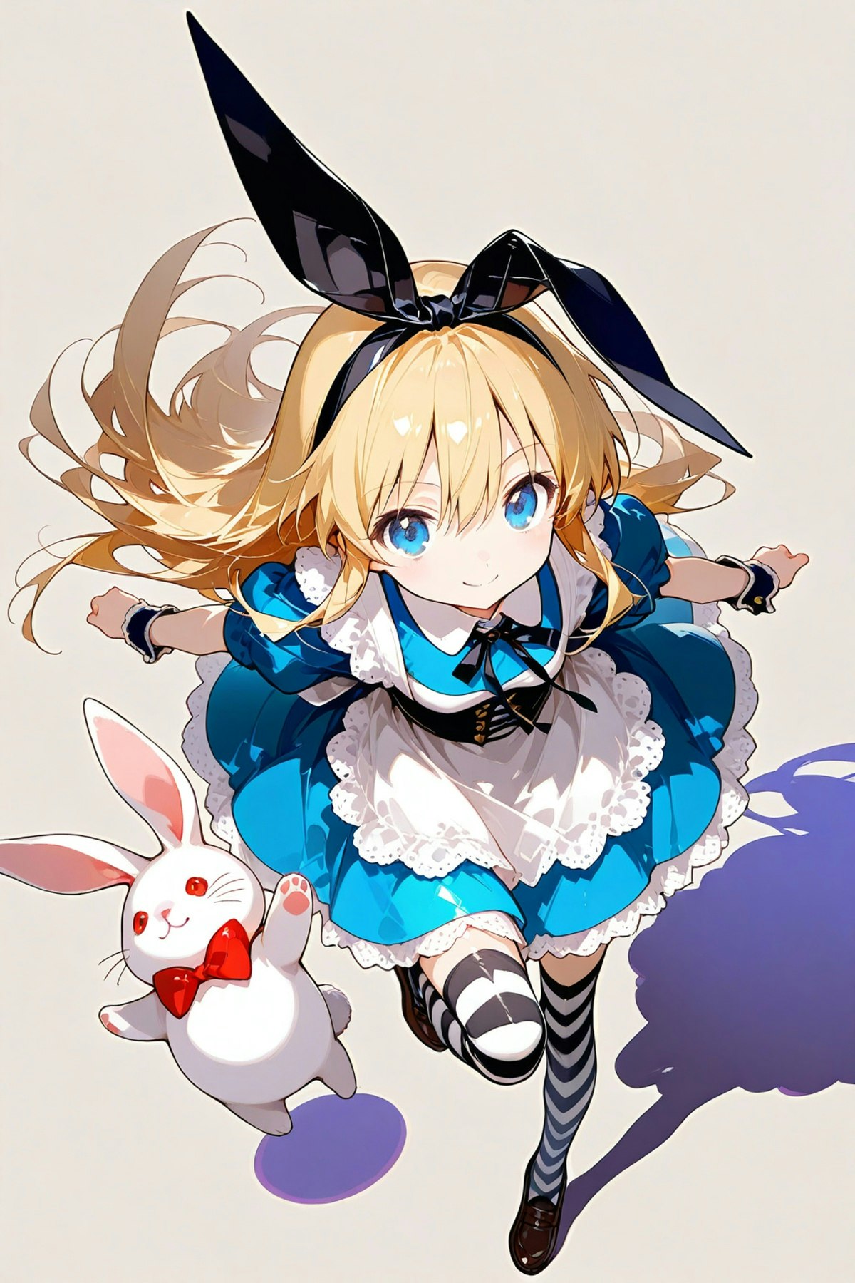 絵画。原画【可愛い橘猫ちゃん】 レトロでモダンな女の子とかわいい猫ちゃんとのストーリーを描い