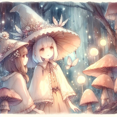 キノコの森の妖精さん