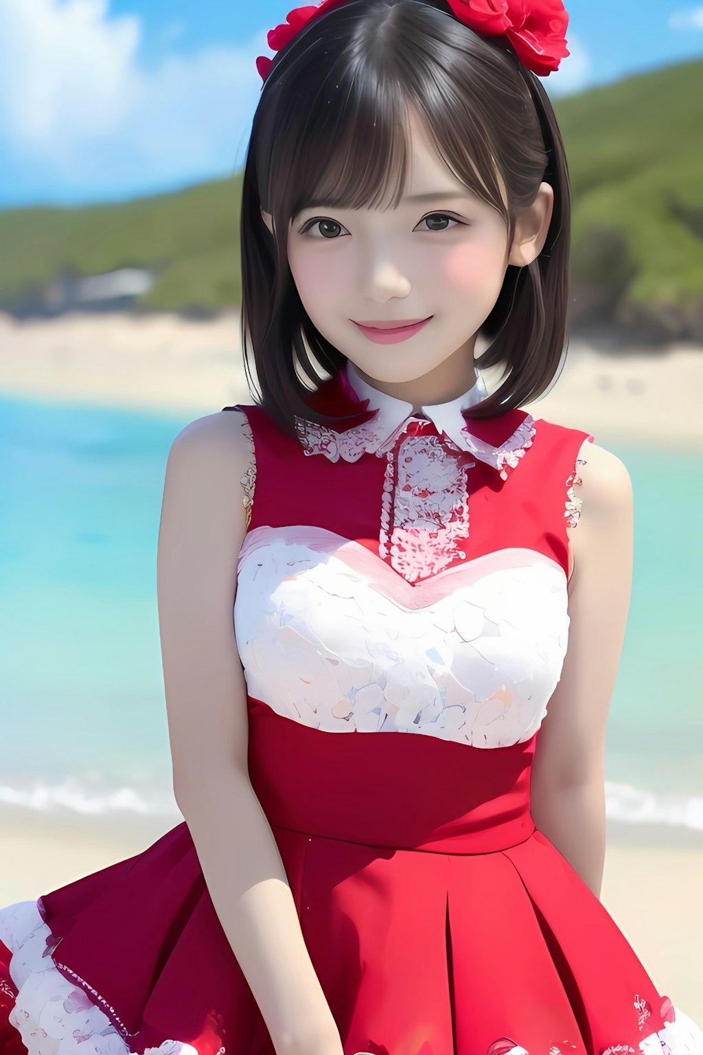 かわいいドレスを着たかわいい女性を見てみたーい