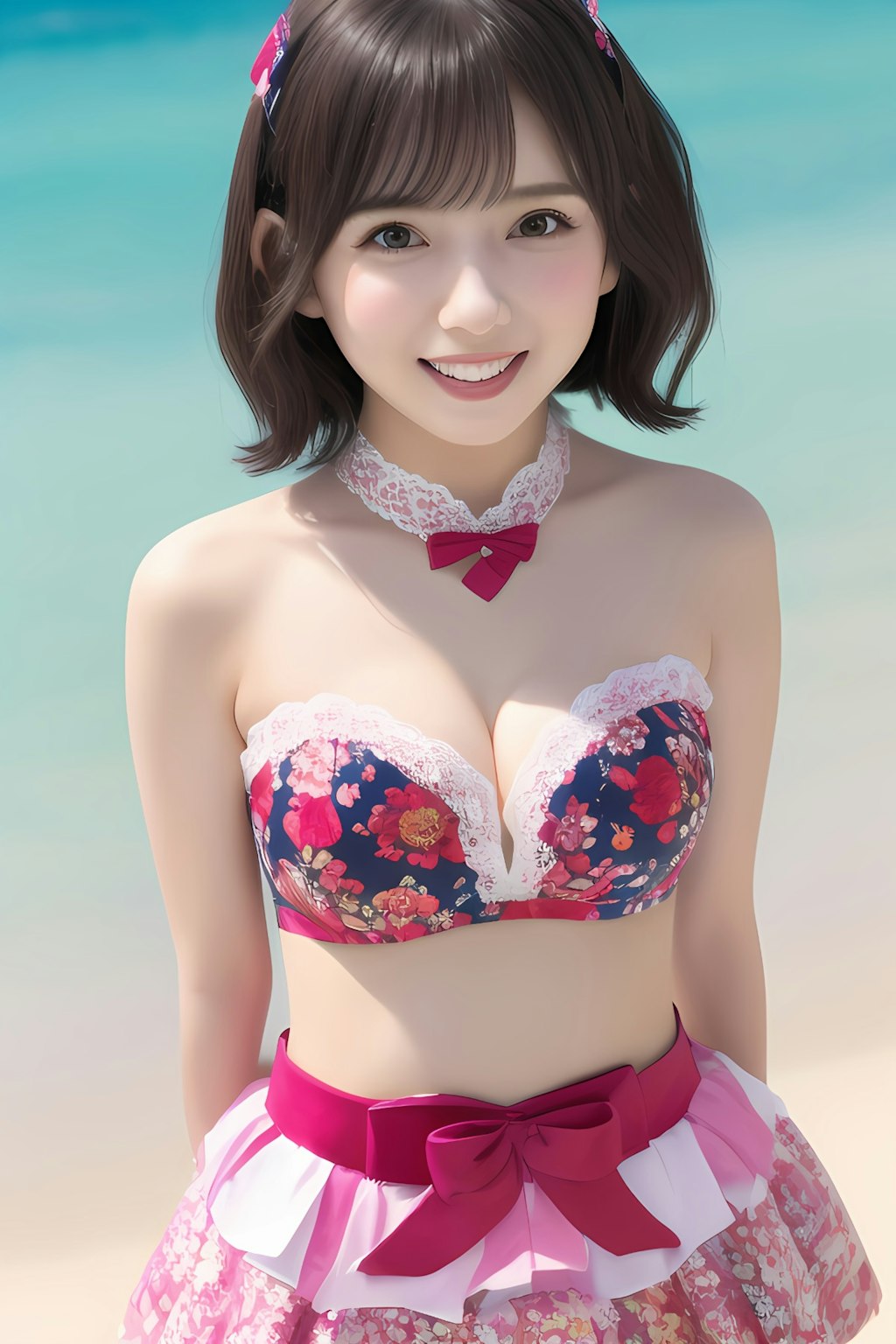 かわいいドレスを着たかわいい女性を見てみたーい