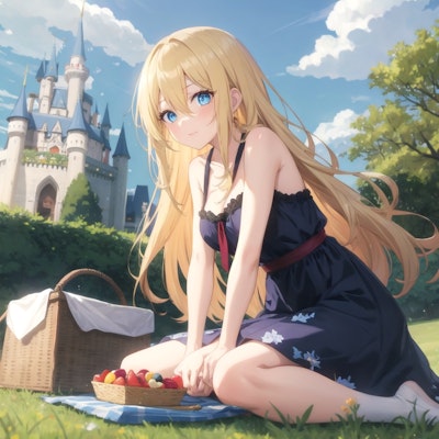 姫とピクニック