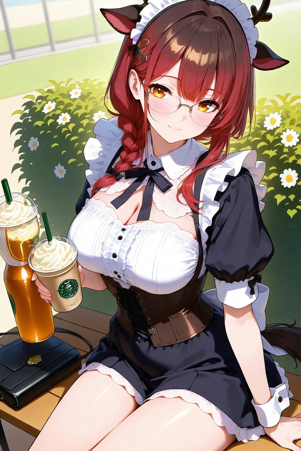 熱心に