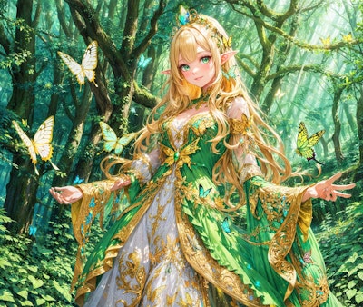 深き森のエルフの姫