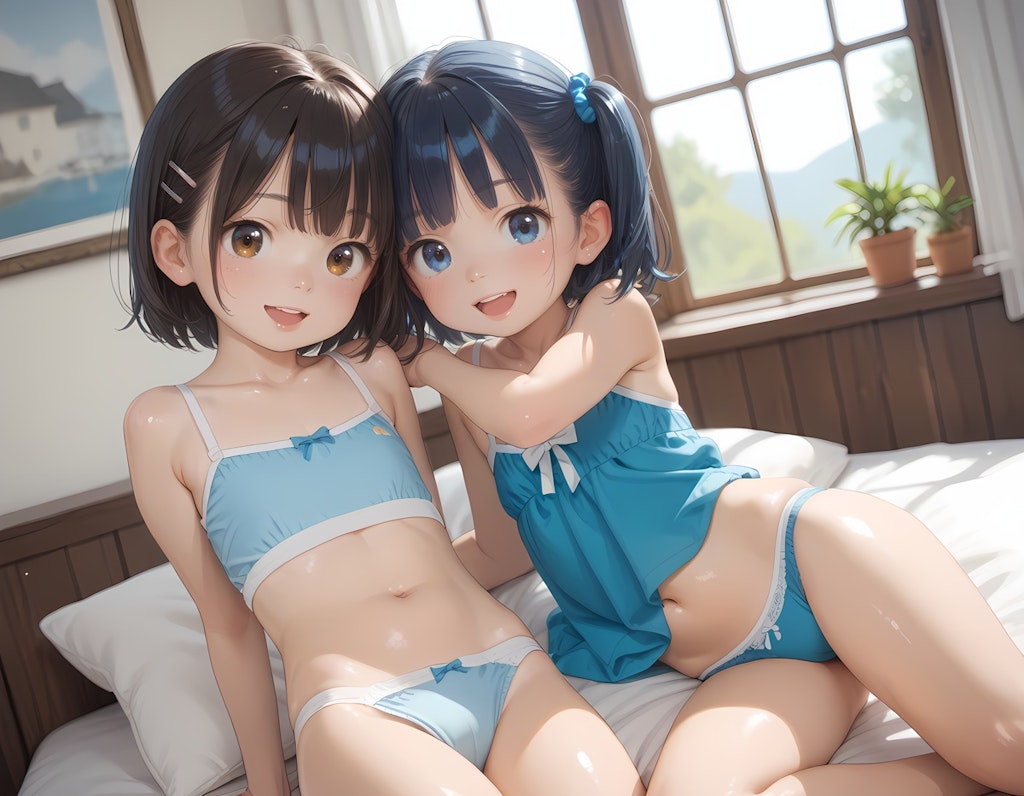 少女撮影中