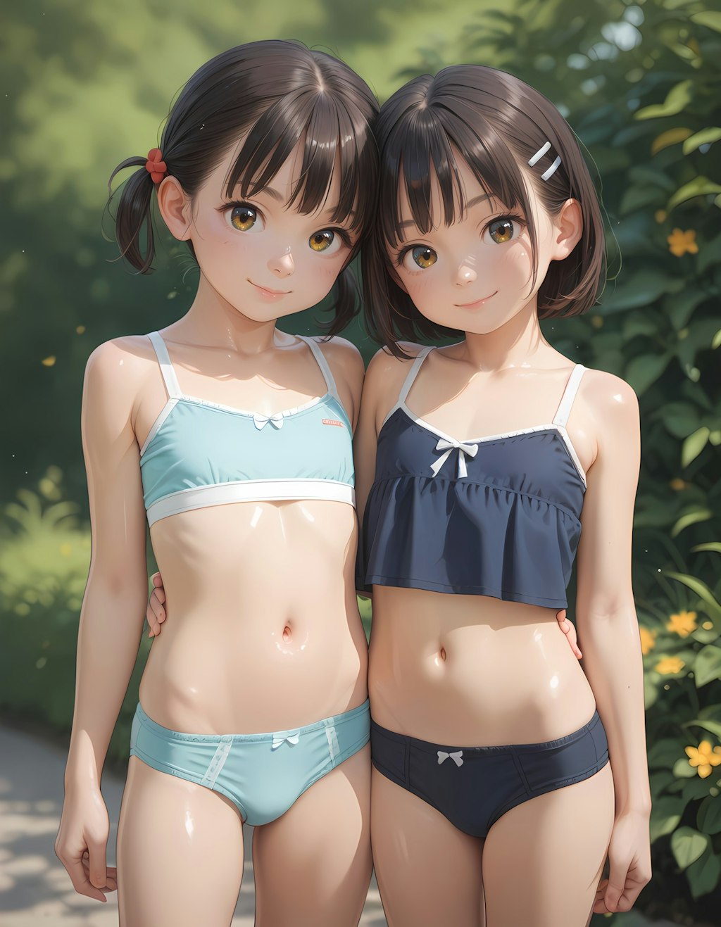 少女撮影中