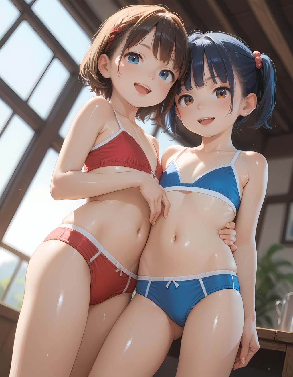 少女撮影中