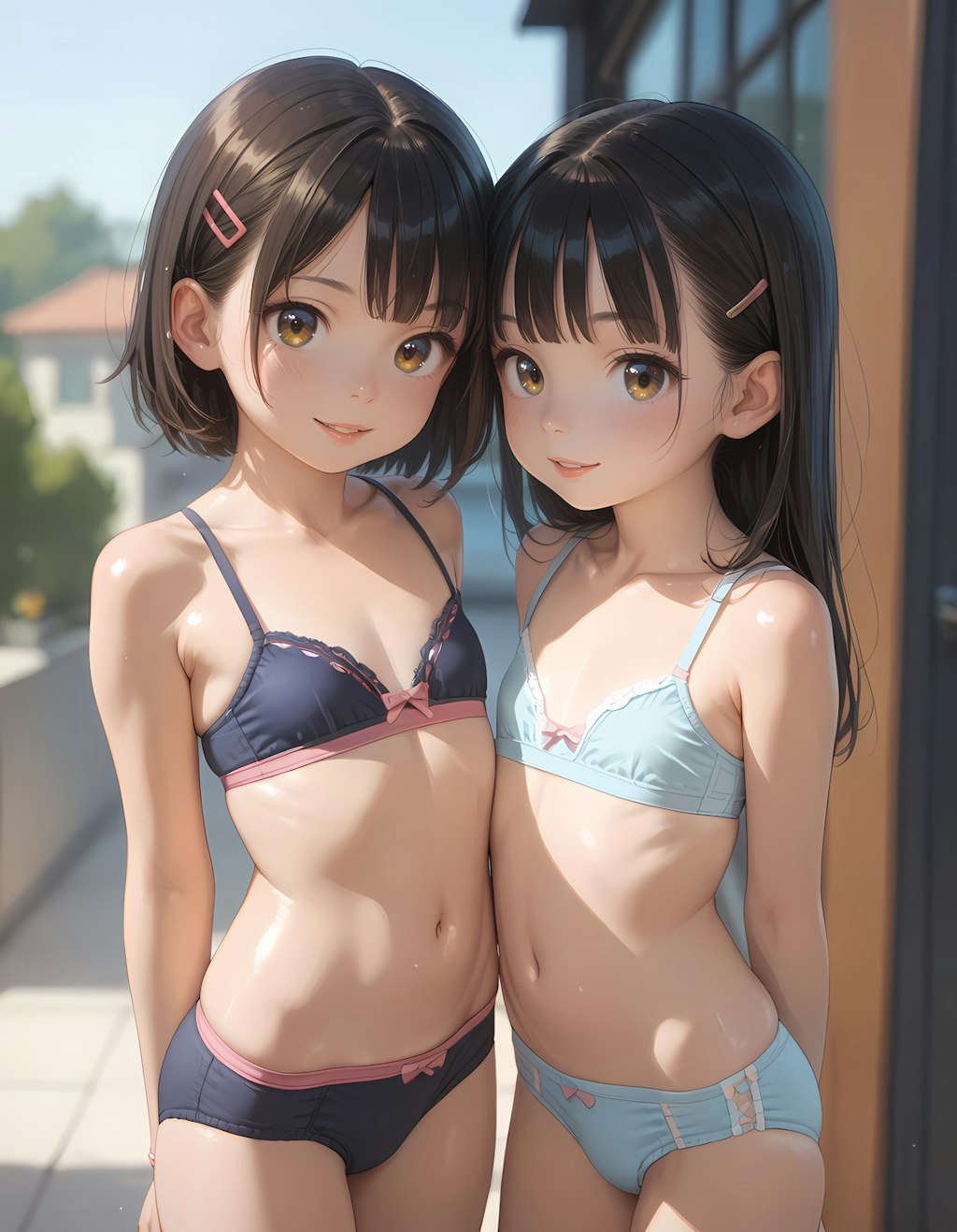 少女撮影中