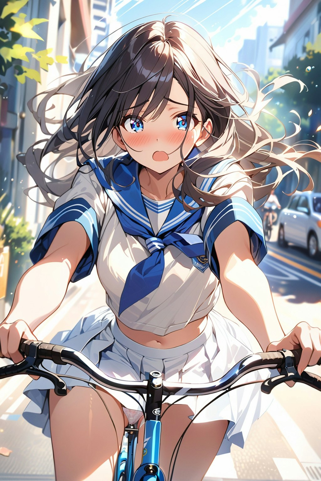 制服自転車 #1