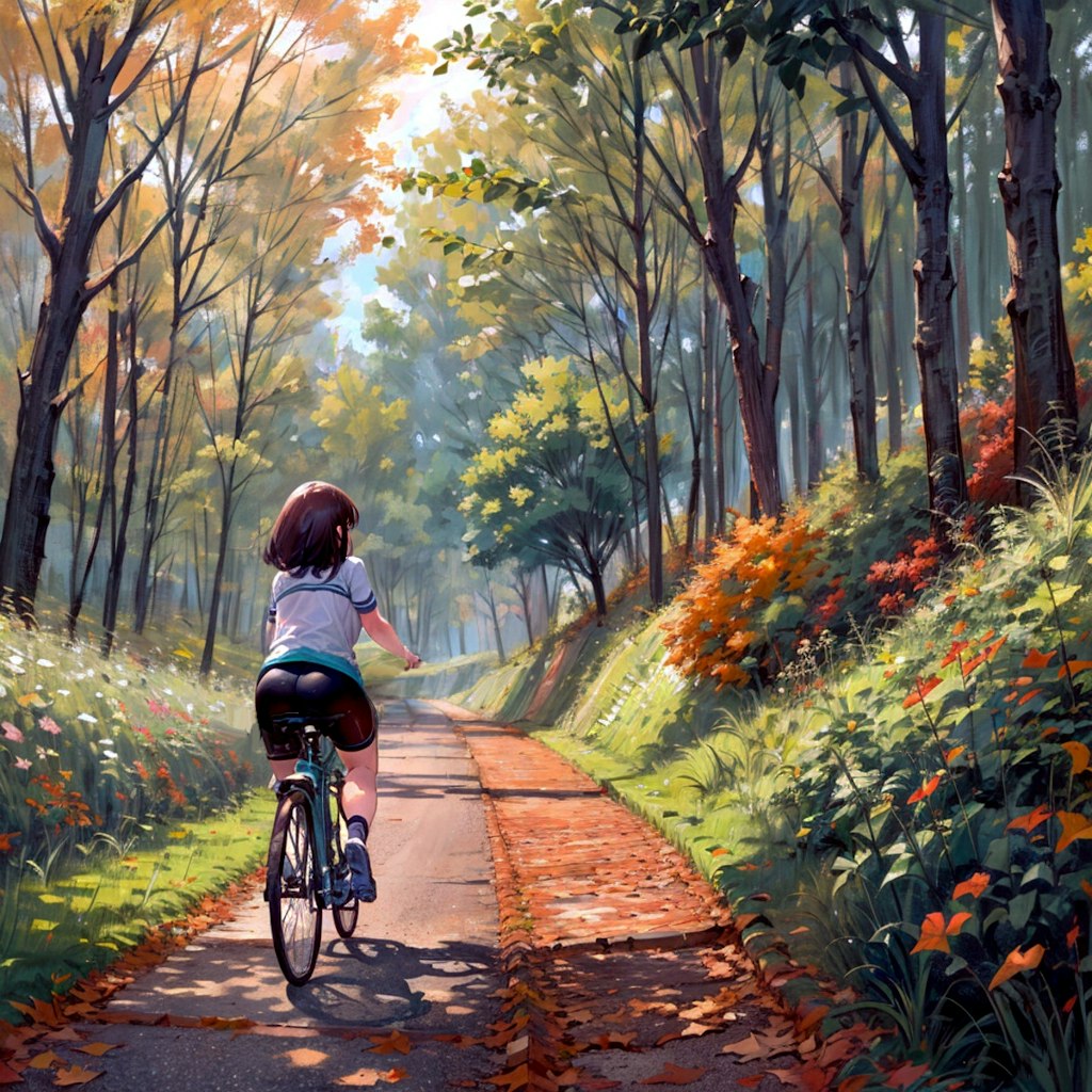 自転車と少女①