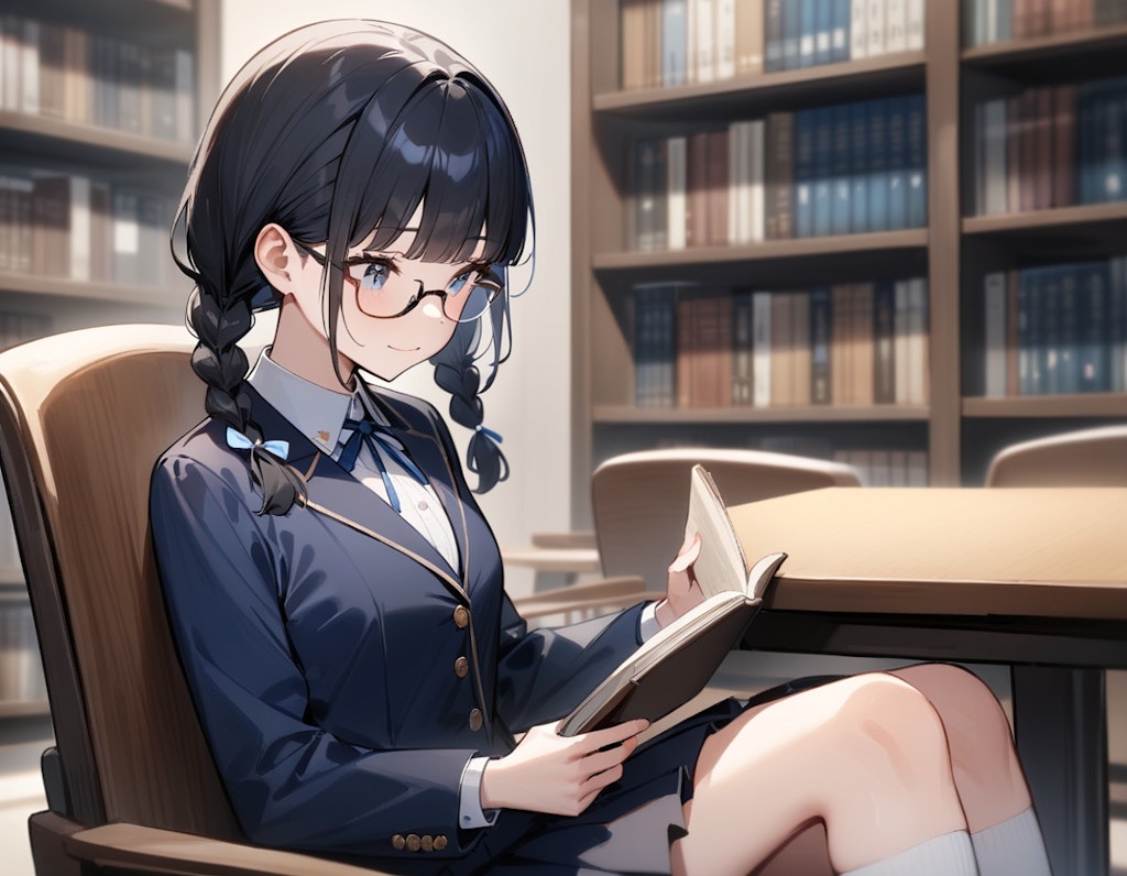 読書好きの女の子