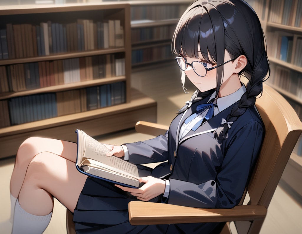 読書好きの女の子