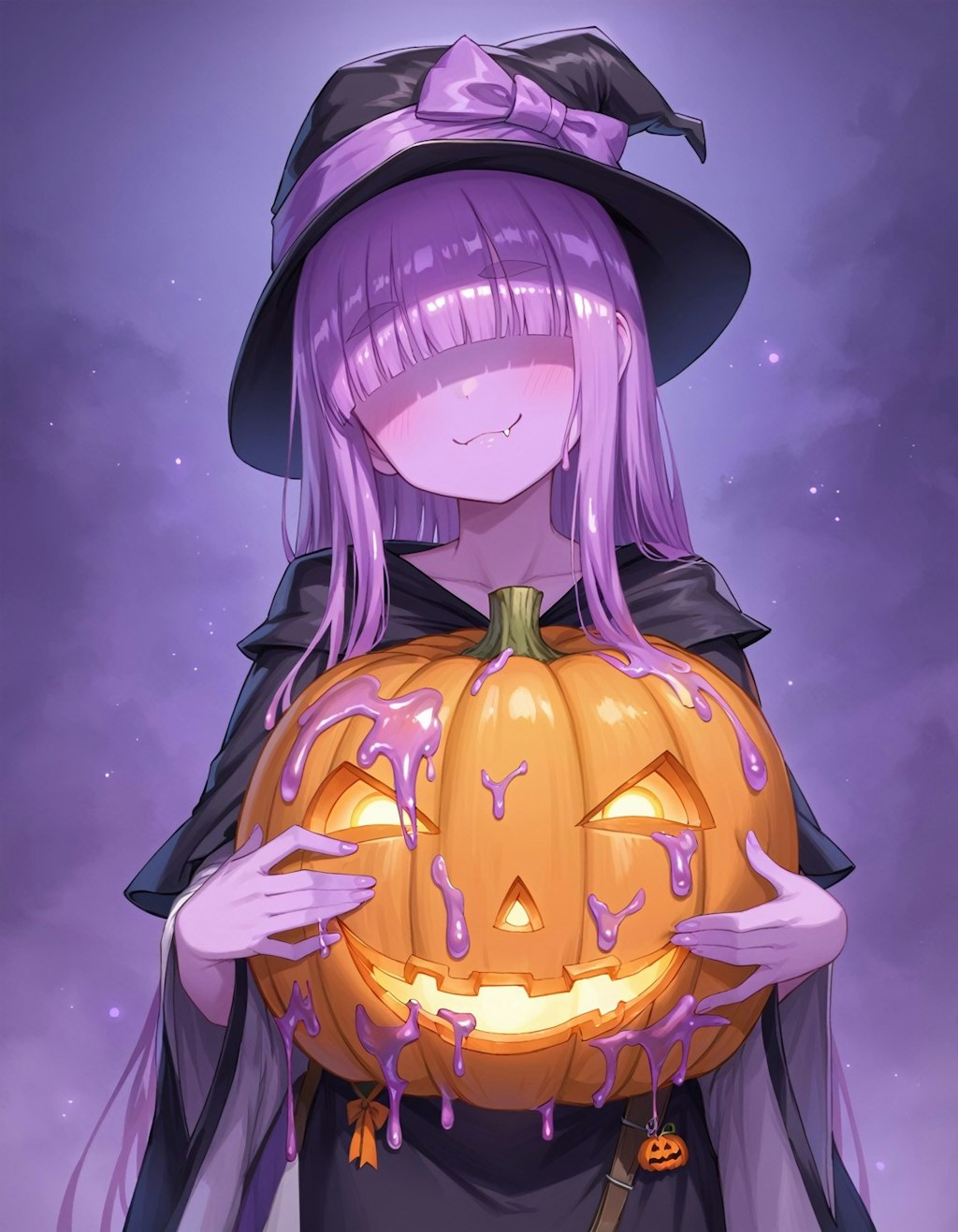 紫スライムのハロウィン