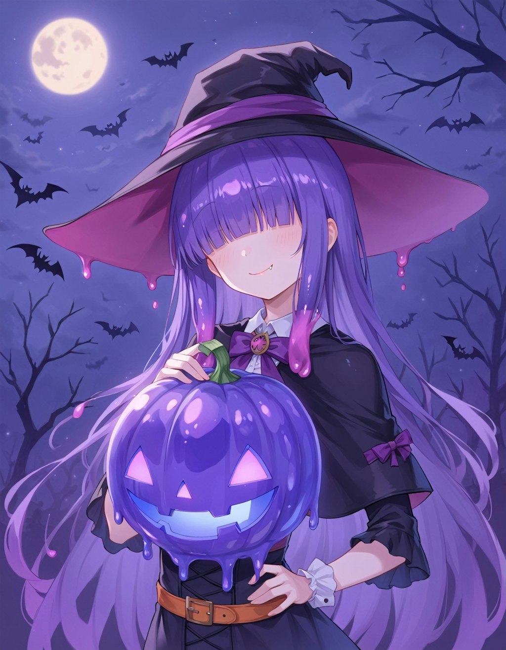 紫スライムのハロウィン