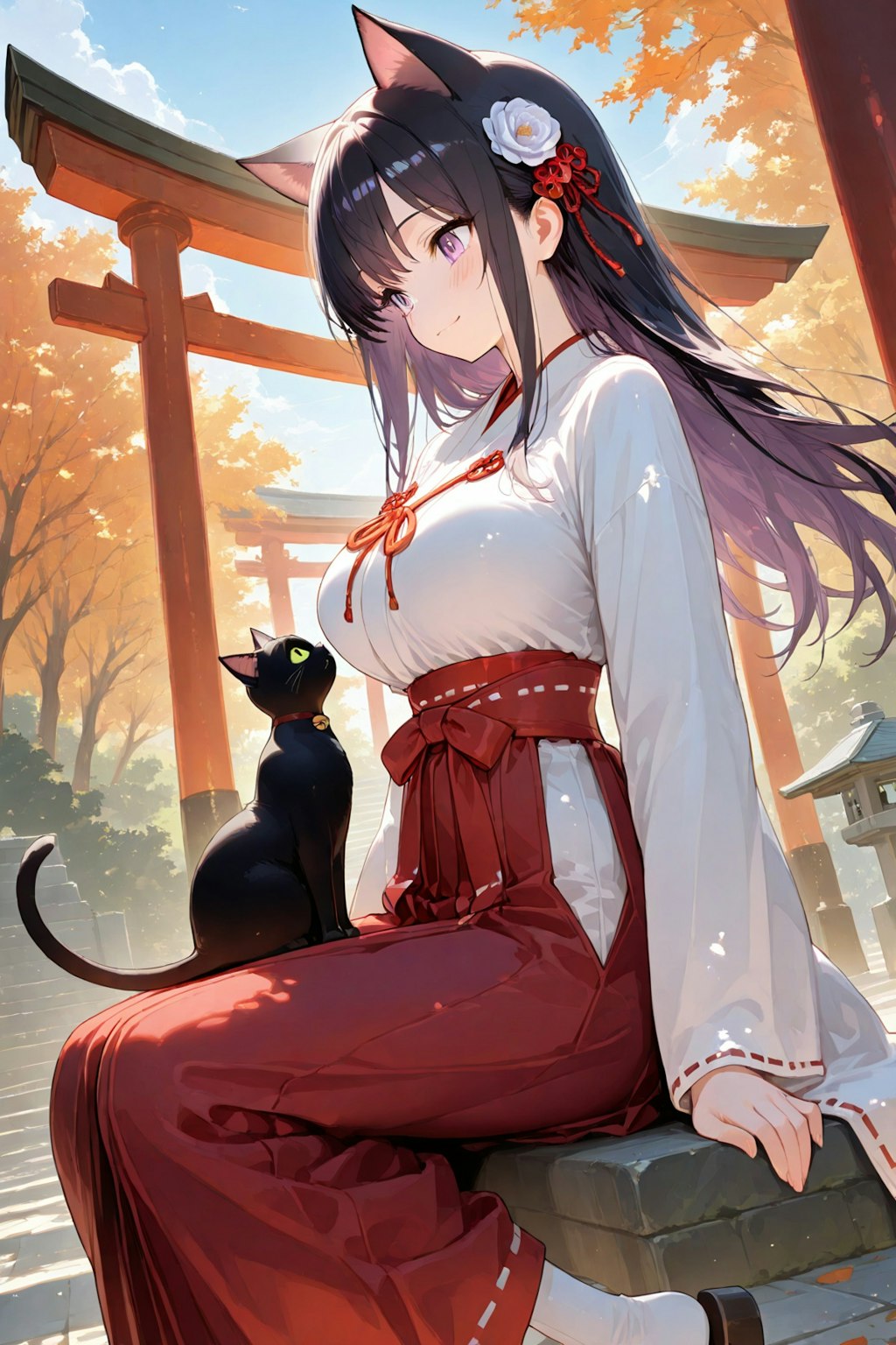 黒猫巫女様とクロネさん(ENERGY)