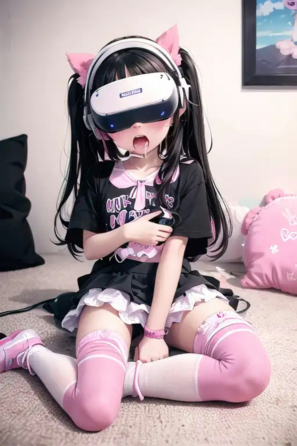 えっちな動画をVRで見せられている子#1