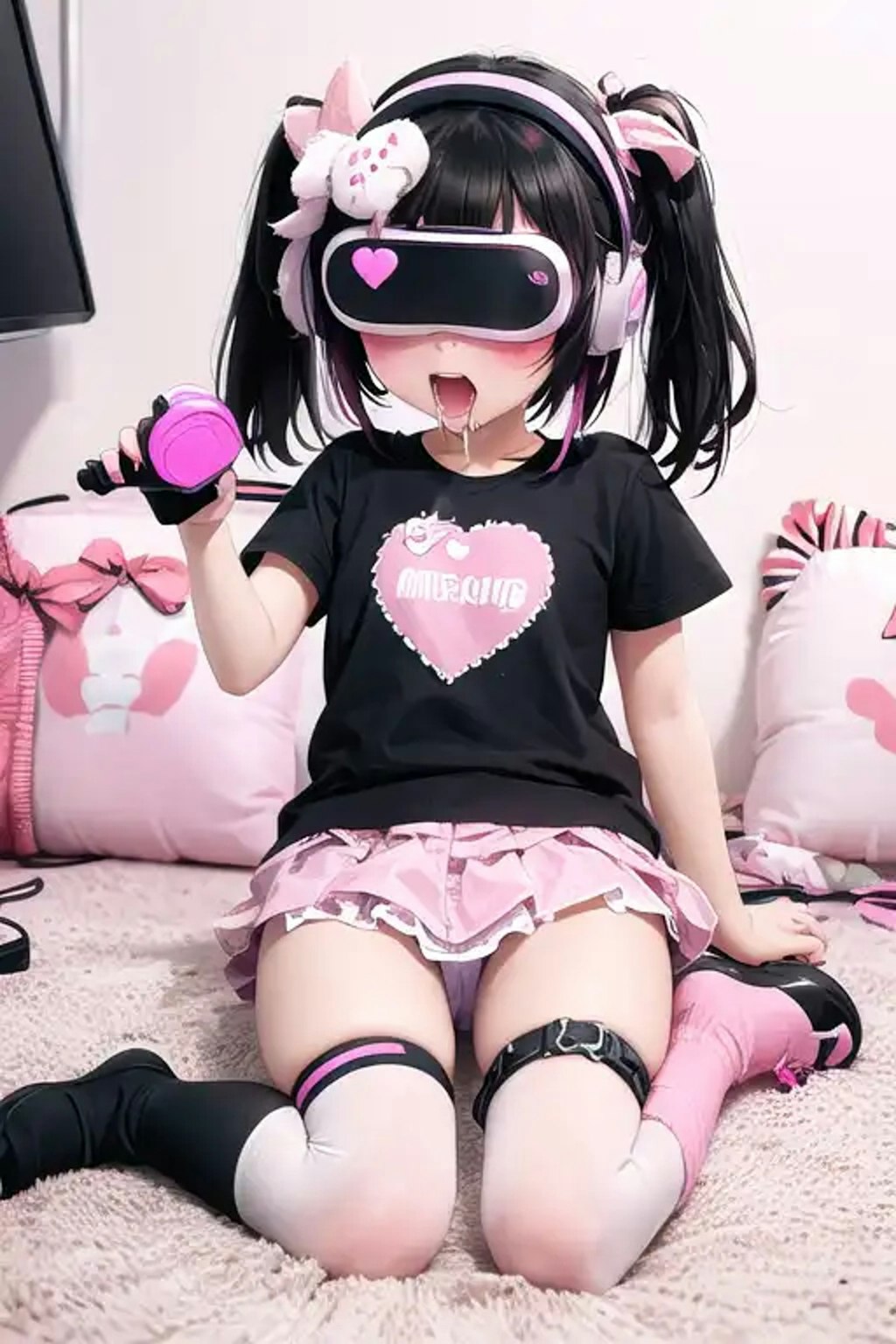 えっちな動画をVRで見せられている子#1