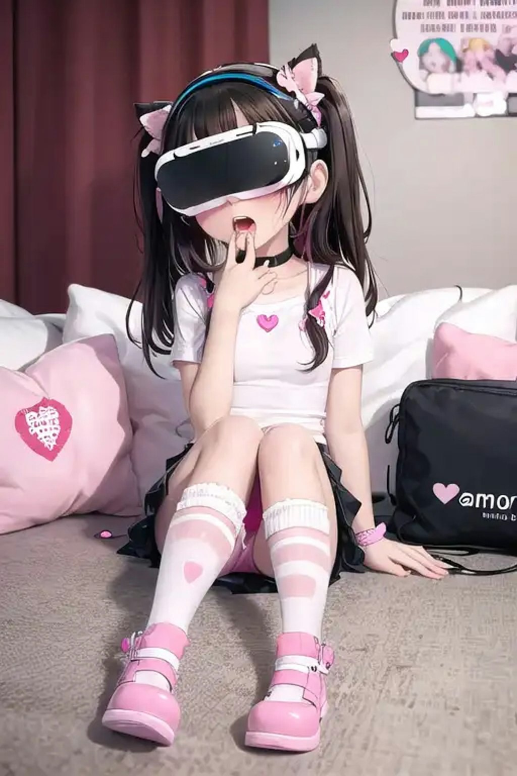 えっちな動画をVRで見せられている子#1