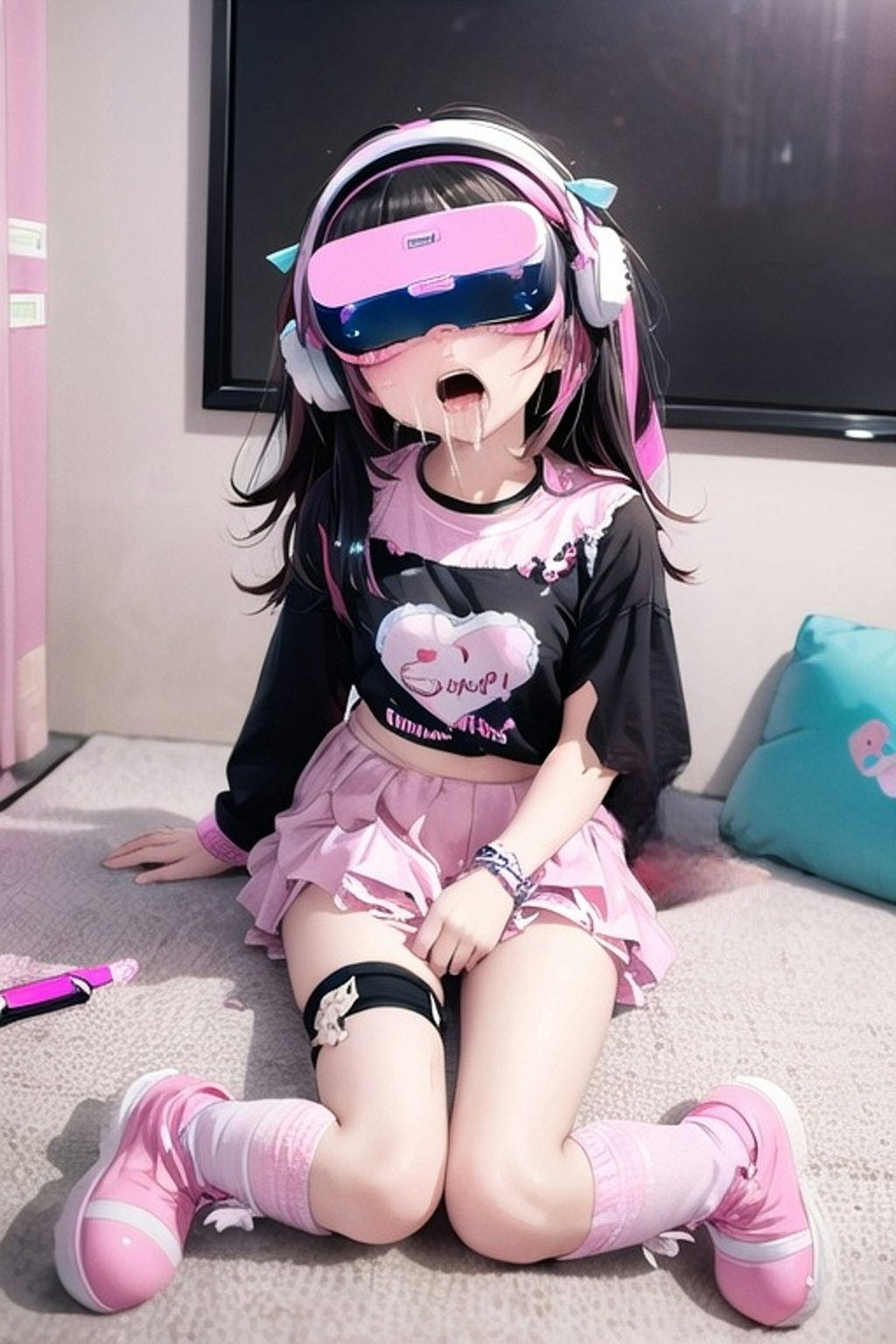 えっちな動画をVRで見せられている子#1