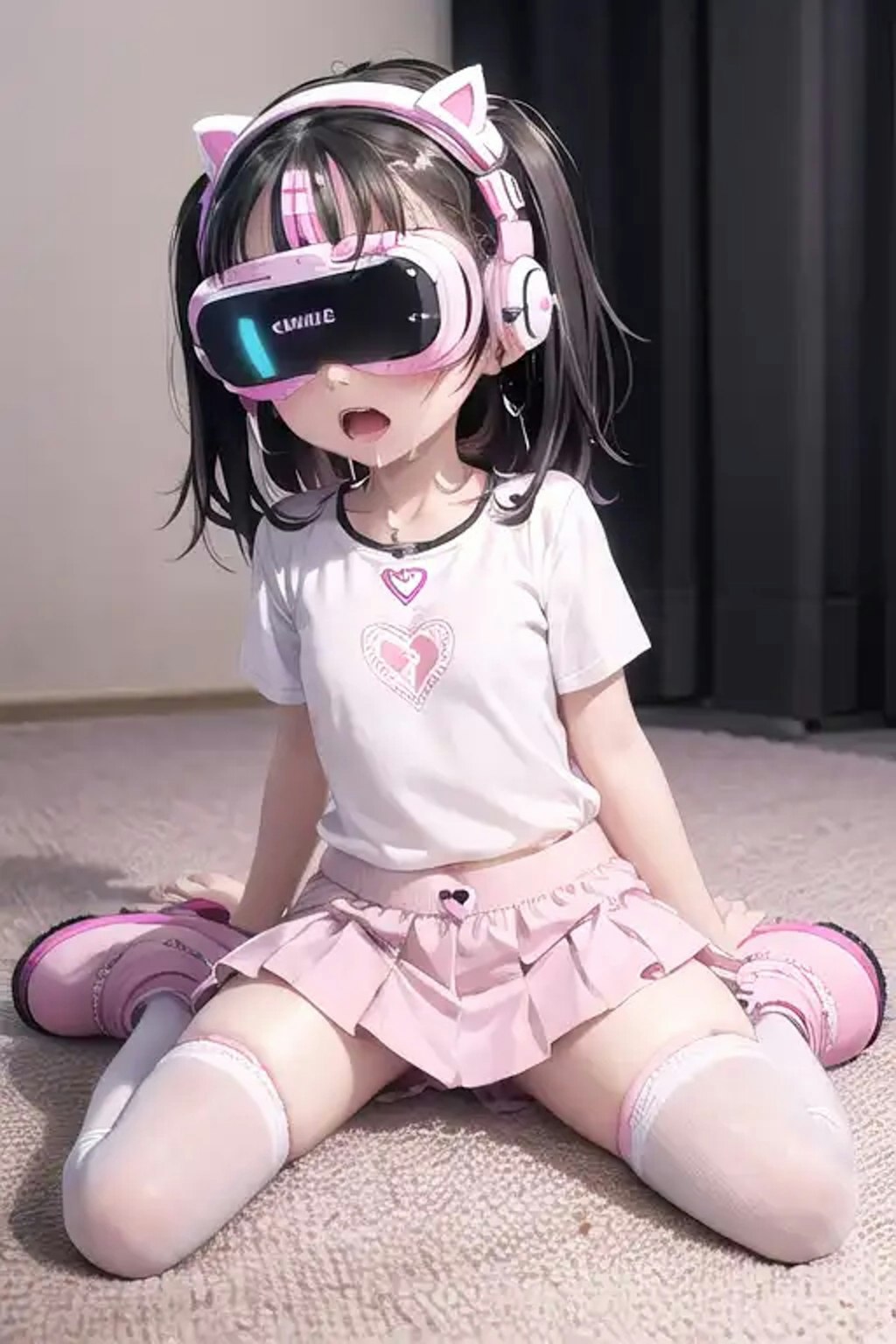 えっちな動画をVRで見せられている子#1