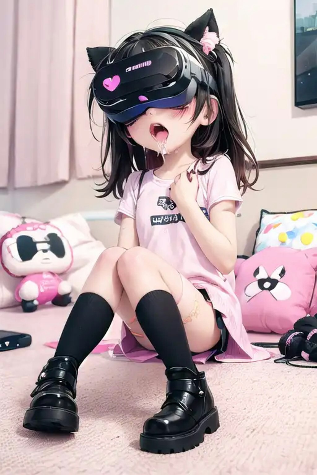 えっちな動画をVRで見せられている子#1