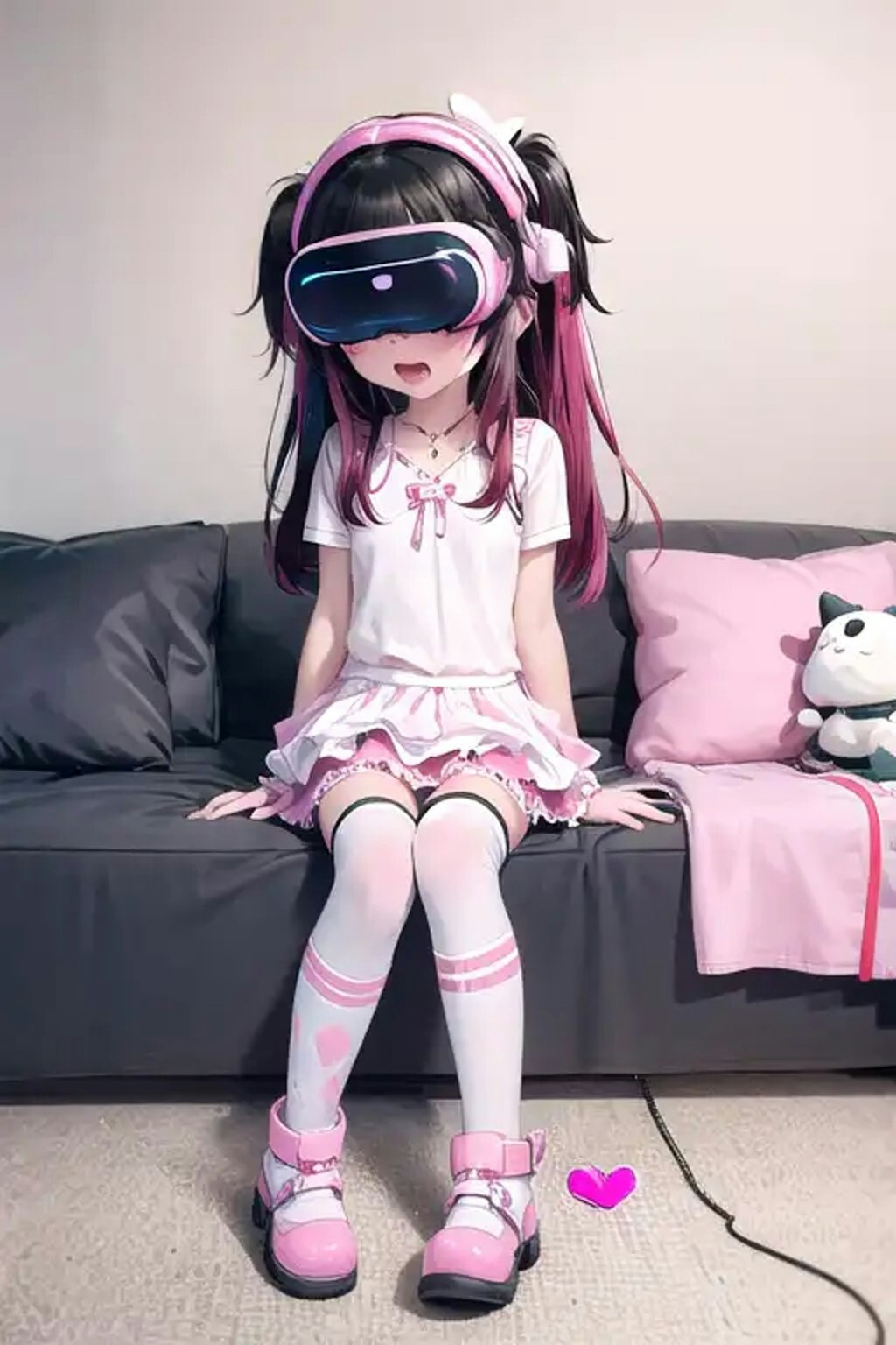 えっちな動画をVRで見せられている子#1