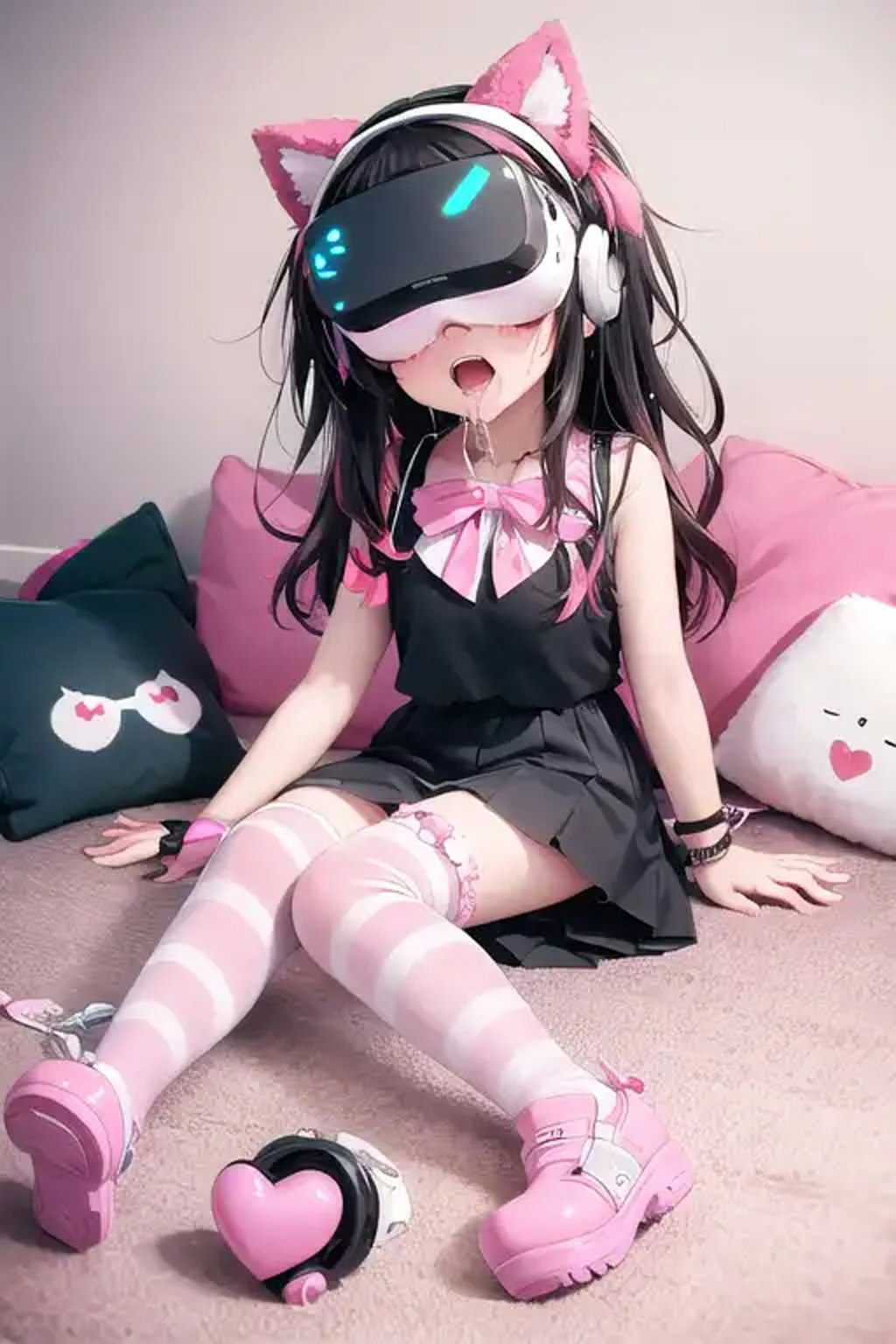 えっちな動画をVRで見せられている子#1