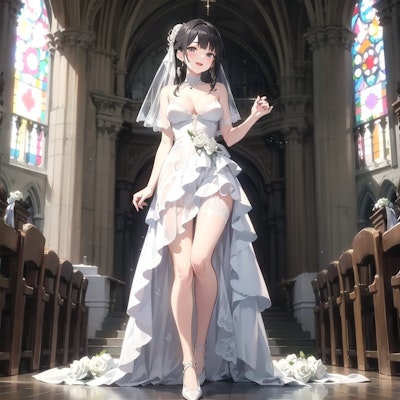 ミニスカ結婚式