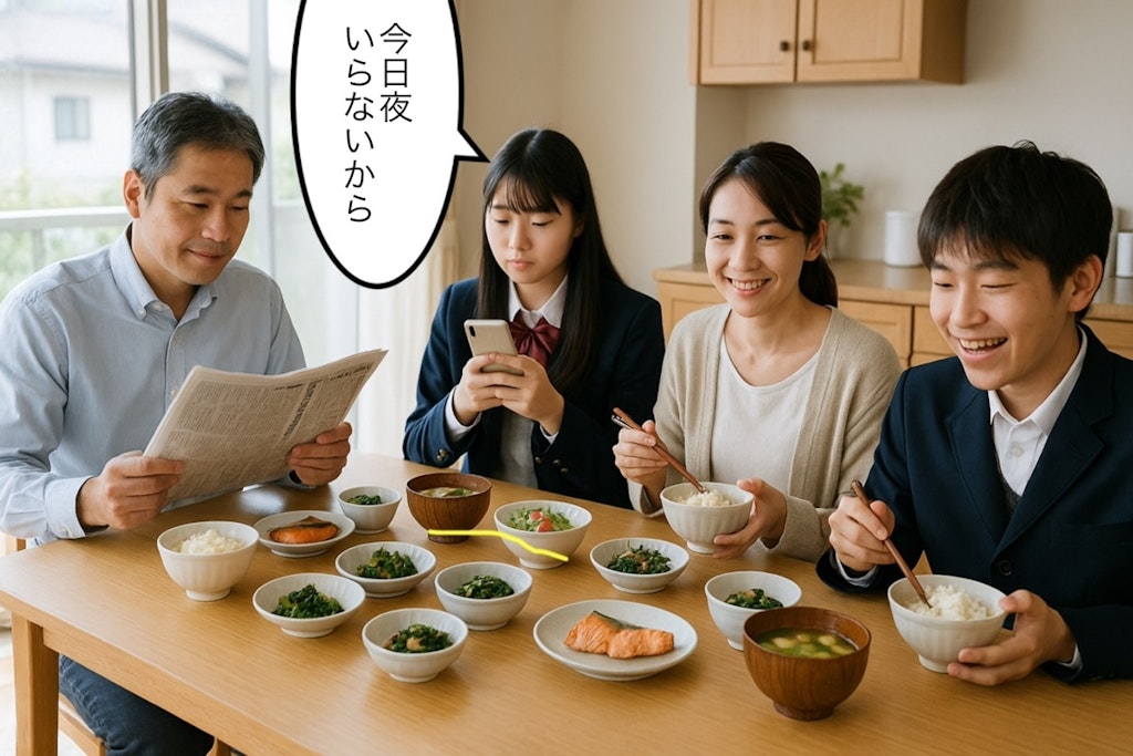 朝の食卓