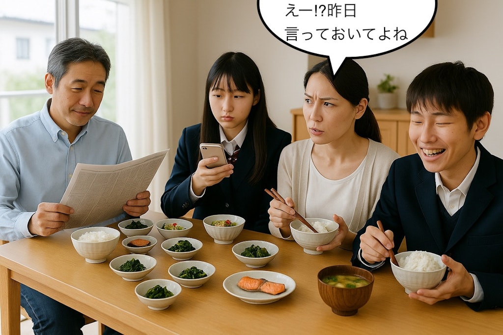 朝の食卓