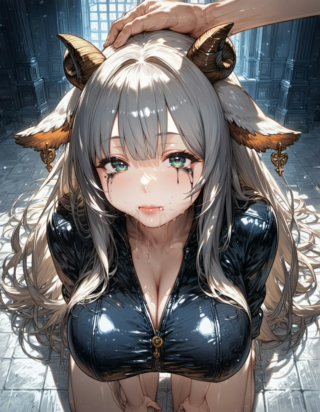 in mouth
