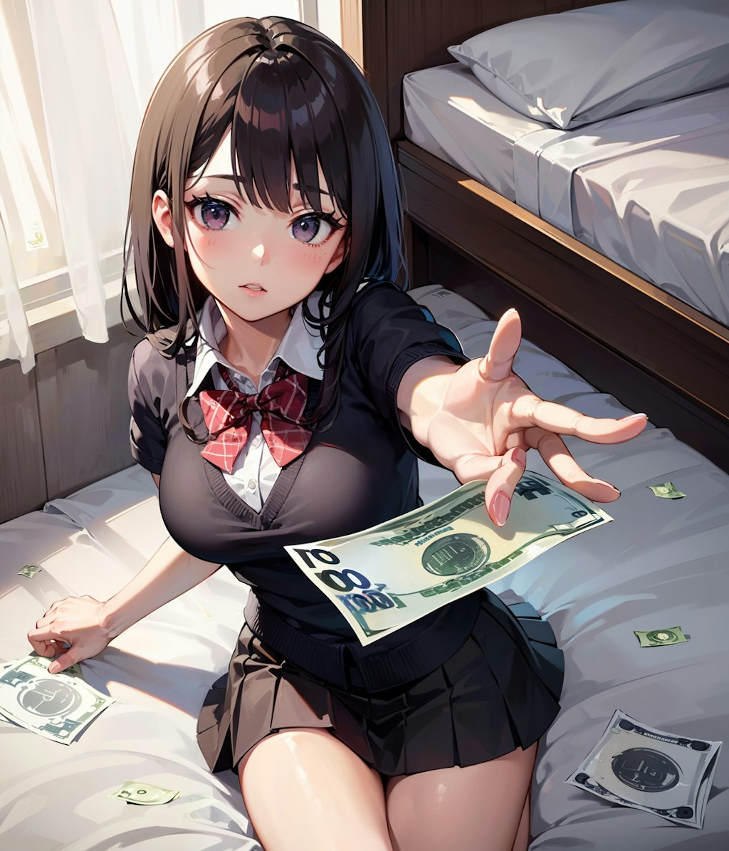 少女とお金