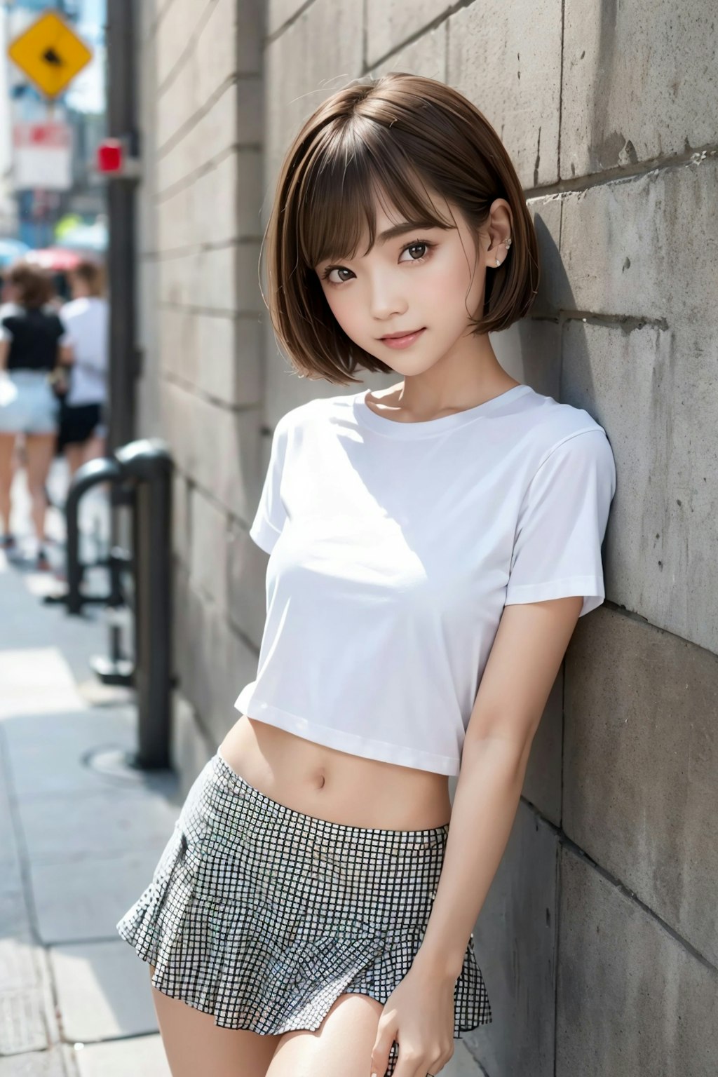 ミニスカートの れなちゃん