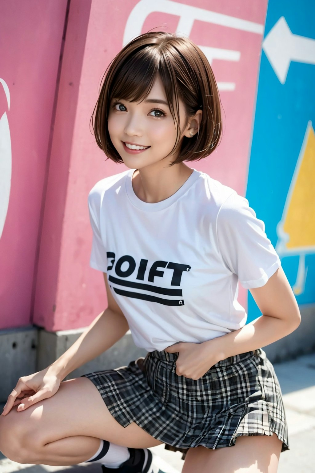 ミニスカートの れなちゃん