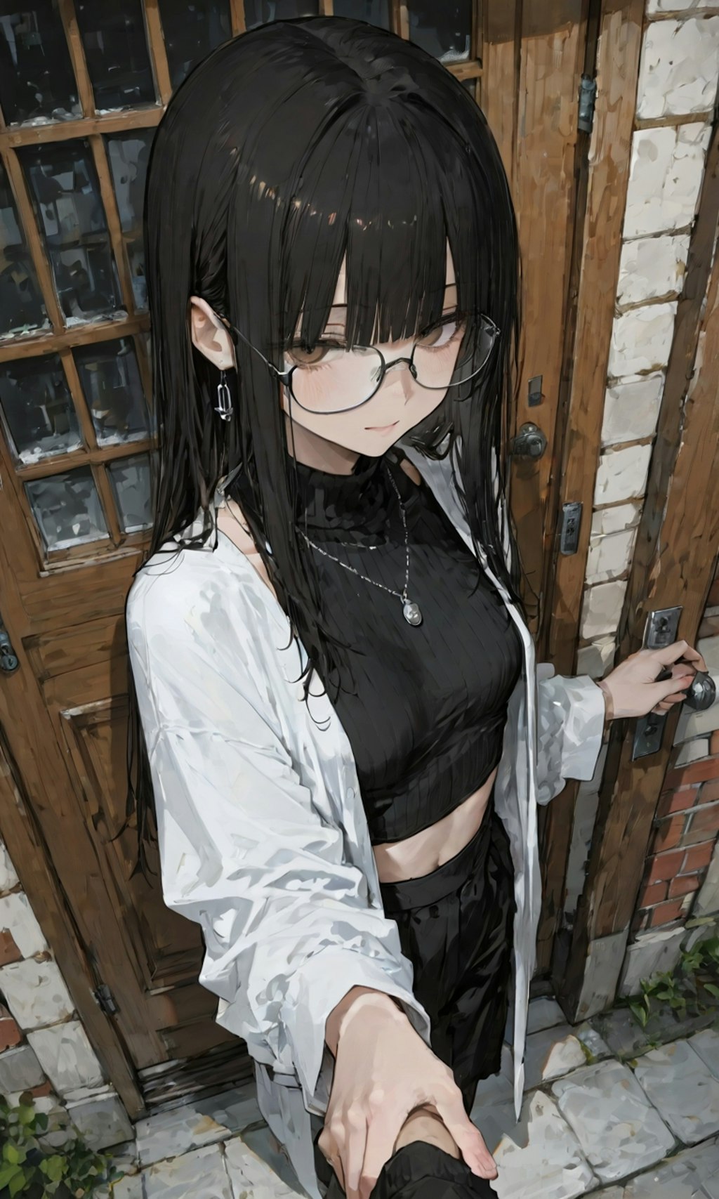 誘い込む子