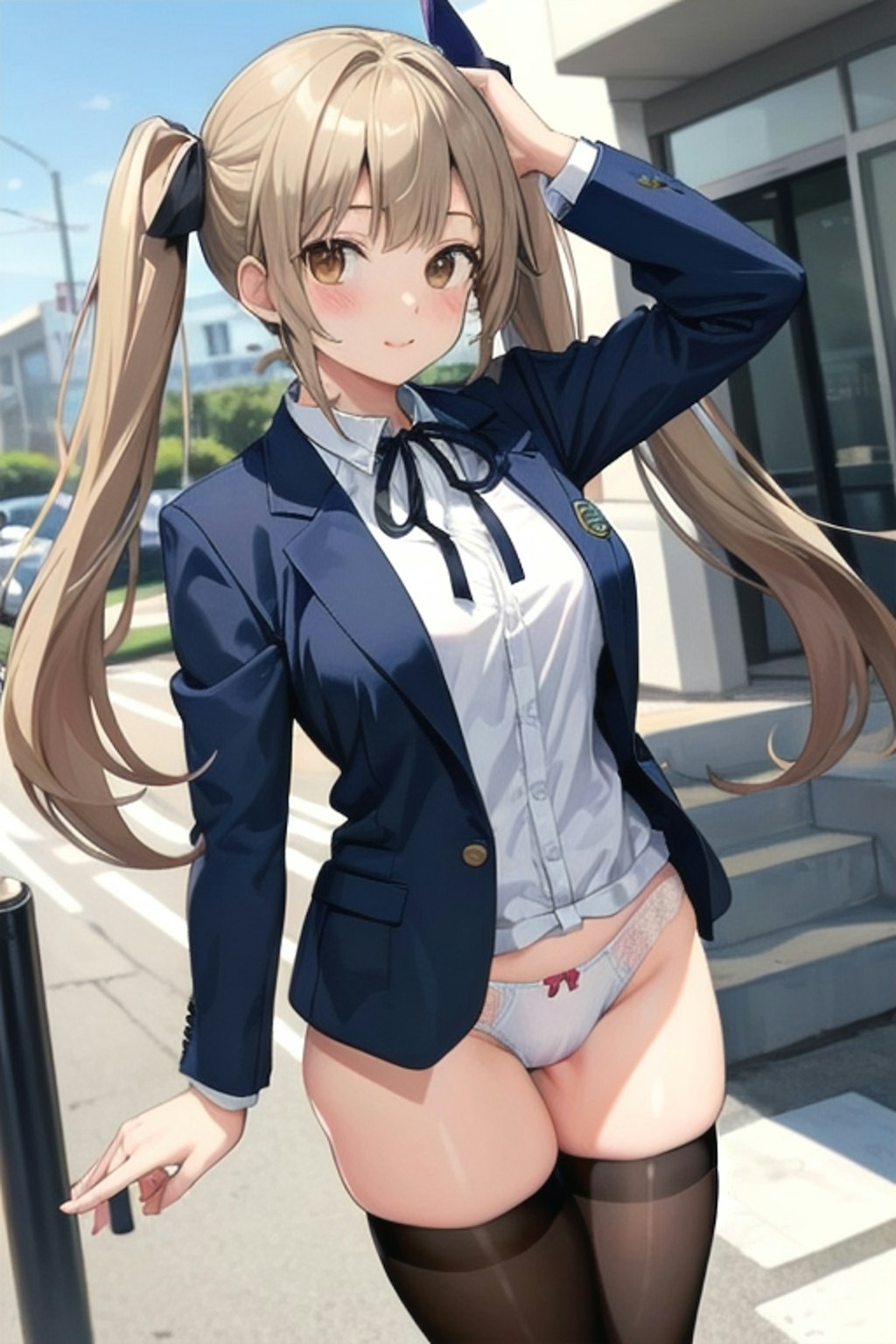 School twintails girl